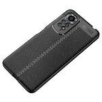 Xiaomi Redmi Note 11 4G (Qualcomm) Litchi Texture Soft TPU Protector Anti-fingeravtryck Mobilskal
