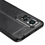 For Xiaomi Redmi Note 11 4G (Qualcomm) Litchi Texture Soft TPU Protector Anti-fingerprint Cell Phone Case