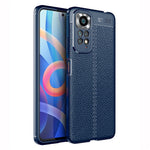 Xiaomi Redmi Note 11 4G (Qualcomm) Litchi Texture Soft TPU Protector Anti-fingeravtryck Mobilskal