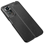 Xiaomi Redmi Note 11 Pro 4G (MediaTek)/Redmi Note 11 Pro 5G (Qualcomm) Reptåligt Litchi-textur Mjukt TPU-skydd Anti-fall Mobilskal