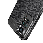 Xiaomi Redmi Note 11 Pro 4G (MediaTek)/Redmi Note 11 Pro 5G (Qualcomm) Reptåligt Litchi-textur Mjukt TPU-skydd Anti-fall Mobilskal