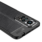 Xiaomi Redmi Note 11 Pro 4G (MediaTek)/Redmi Note 11 Pro 5G (Qualcomm) Reptåligt Litchi-textur Mjukt TPU-skydd Anti-fall Mobilskal