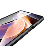 Xiaomi Redmi Note 11 Pro 4G (MediaTek)/Redmi Note 11 Pro 5G (Qualcomm) Reptåligt Litchi-textur Mjukt TPU-skydd Anti-fall Mobilskal