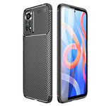 Xiaomi Redmi Note 11 4G (Qualcomm)/Redmi Note 11S 4G mobilskal med kulfiberstruktur, blødt TPU, faldsikkert, slankt og let