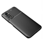For Xiaomi Redmi Note 11 4G (Qualcomm)/Redmi Note 11S 4G Carbon Fiber Texture Design Soft TPU Drop-proof Slim Light Phone Cover