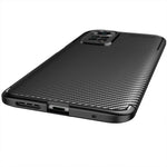 Xiaomi Redmi Note 11 4G (Qualcomm)/Redmi Note 11S 4G mobilskal med kulfiberstruktur, blødt TPU, faldsikkert, slankt og let