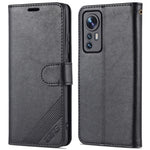 AZNS för Xiaomi 12 5G/12X 5G/12S 5G Reptåligt texturerat PU-läder Folio Flip-skal Fallskyddande plånbok Stativ Innerfodral i TPU