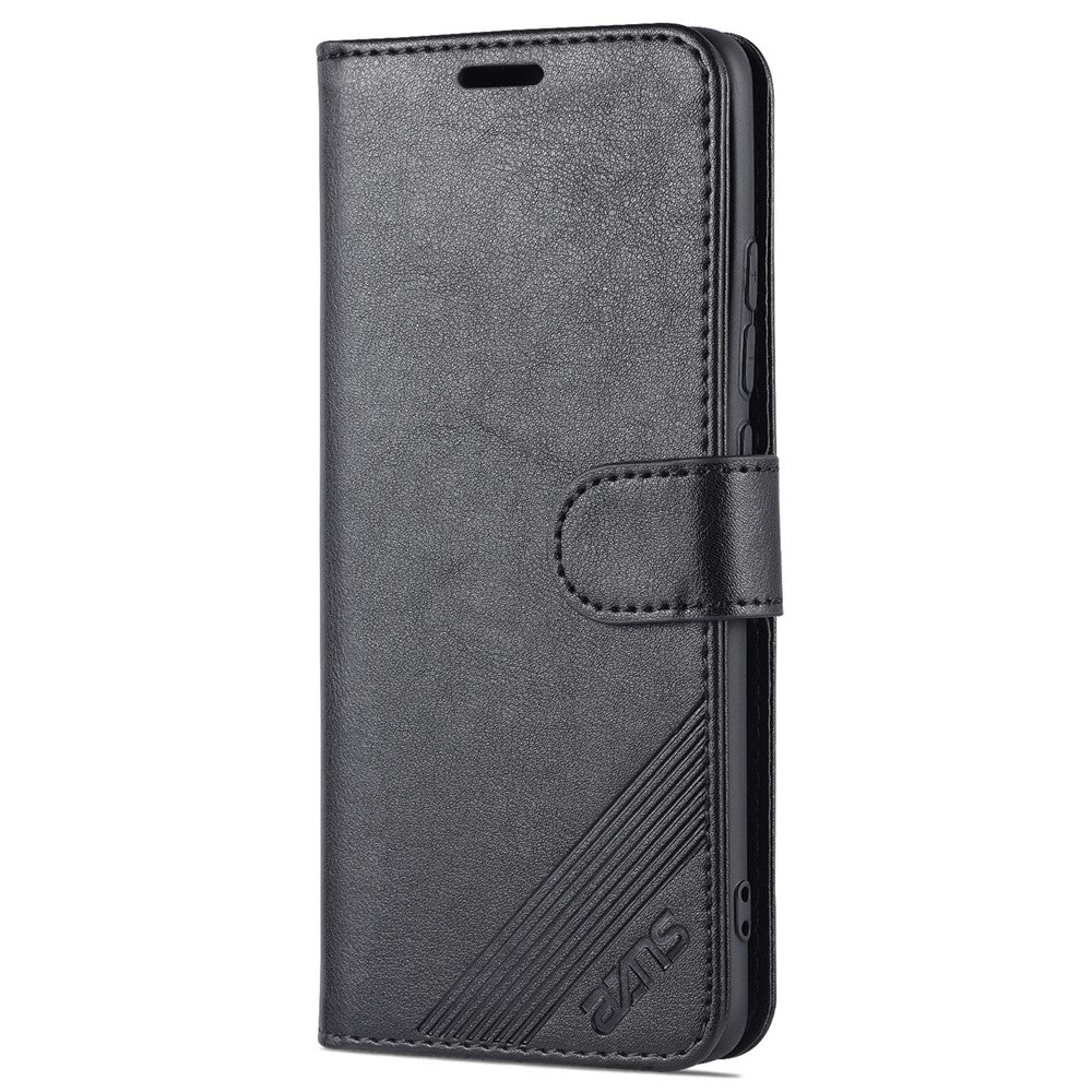 AZNS för Xiaomi 12 5G/12X 5G/12S 5G Reptåligt texturerat PU-läder Folio Flip-skal Fallskyddande plånbok Stativ Innerfodral i TPU