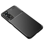 For Xiaomi Redmi Note 11 Pro 4G (MediaTek)/Note 11 Pro 5G (Qualcomm) Carbon Fiber Texture Anti-fingerprint Phone Case Protective Cover