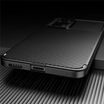 For Xiaomi Redmi Note 11 Pro 4G (MediaTek)/Note 11 Pro 5G (Qualcomm) Carbon Fiber Texture Anti-fingerprint Phone Case Protective Cover
