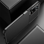 For Xiaomi Redmi Note 11 Pro 4G (MediaTek)/Note 11 Pro 5G (Qualcomm) Carbon Fiber Texture Anti-fingerprint Phone Case Protective Cover