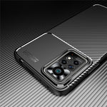 For Xiaomi Redmi Note 11 Pro 4G (MediaTek)/Note 11 Pro 5G (Qualcomm) Carbon Fiber Texture Anti-fingerprint Phone Case Protective Cover