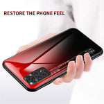 Xiaomi Redmi Note 11 4G (Qualcomm)/Redmi Note 11S 4G Härdat glas + PC + TPU mobilskal Snyggt Hybridbakstycke i tonad färg