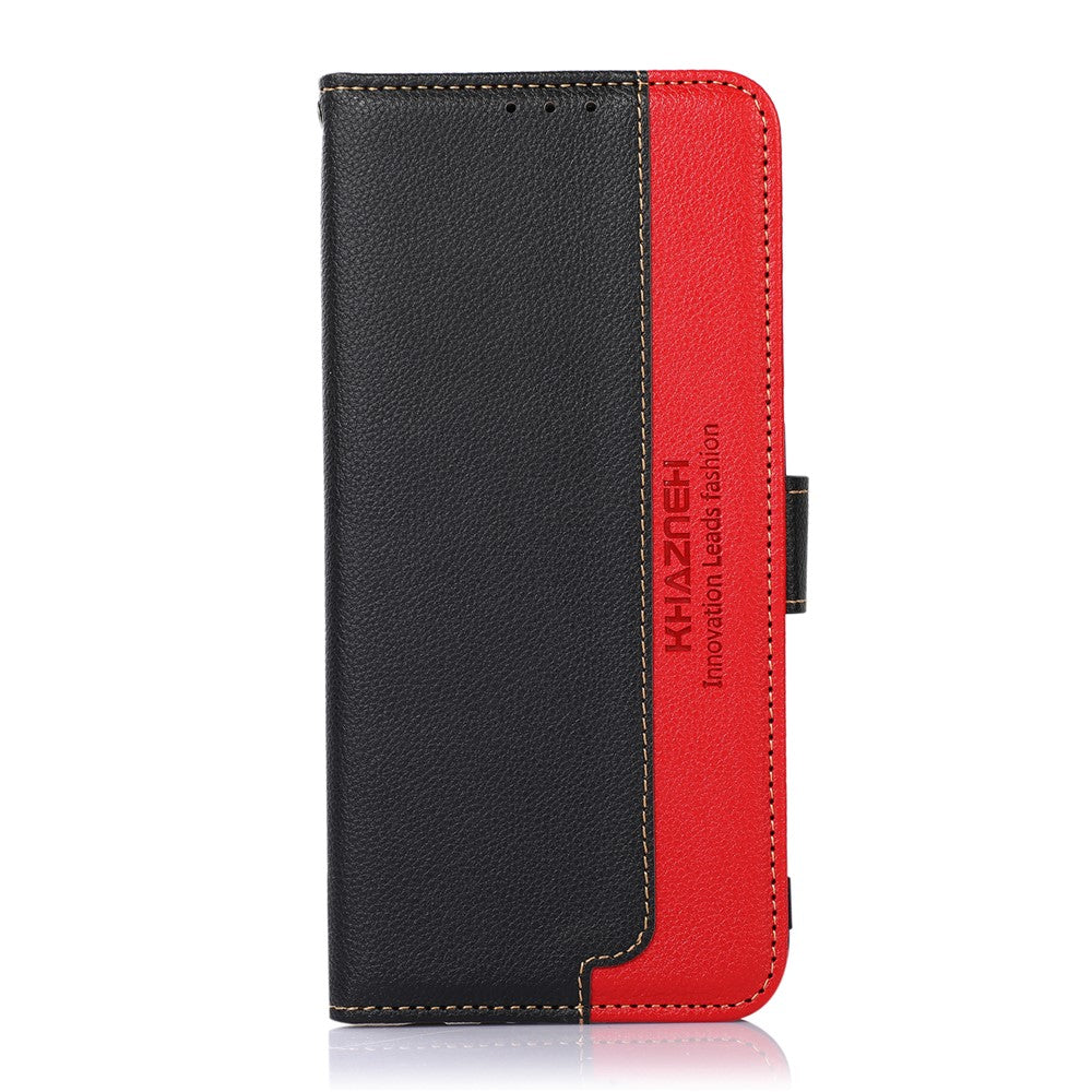 KHAZNEH For Xiaomi Redmi Note 11 4G (Qualcomm)/Note 11S 4G RFID Blocking Litchi Texture Phone Case PU Leather Wallet Stand Cover