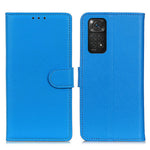 For Xiaomi Redmi Note 11 4G (Qualcomm)/Note 11S 4G Litchi Texture Wallet Stand PU Leather Cover Inner TPU Phone Case