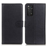 For Xiaomi Redmi Note 11 4G (Qualcomm)/Note 11S 4G Litchi Texture Wallet Stand PU Leather Cover Inner TPU Phone Case