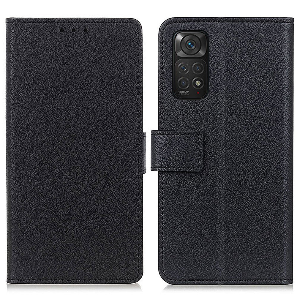 Xiaomi Redmi Note 11S 4G / Redmi Note 11 4G (Qualcomm) Folio Läder Plånboksfodral Stativfunktion Magnetisk Stängning Flipfodral