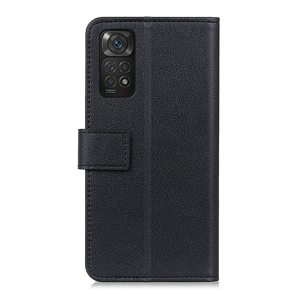 Xiaomi Redmi Note 11S 4G / Redmi Note 11 4G (Qualcomm) Folio Läder Plånboksfodral Stativfunktion Magnetisk Stängning Flipfodral