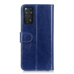 Xiaomi Redmi Note 11S 4G / Redmi Note 11 4G (Qualcomm) Crazy Horse Texture PU-läderfodral Stötsäkert TPU Plånbok Skyddande Stativ Folio-fodral