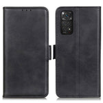 For Xiaomi Redmi Note 11S 4G / Redmi Note 11 4G (Qualcomm) Textured Leather Flip Folio Wallet Cover Stand Book Shockproof TPU Inner Shell