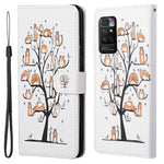 For Xiaomi Redmi Note 11 4G (Qualcomm) / Redmi Note 11S 4G PU Leather Pattern Printing Phone Cover Cross Texture Stand Wallet Magnetic Shockproof Case with Strap