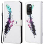 Xiaomi Redmi Note 11 4G (Qualcomm) / Redmi Note 11S 4G PU-lädermönstertryck mobilskal korsstruktur stativ plånbok magnetiskt stötsäkert fodral med rem