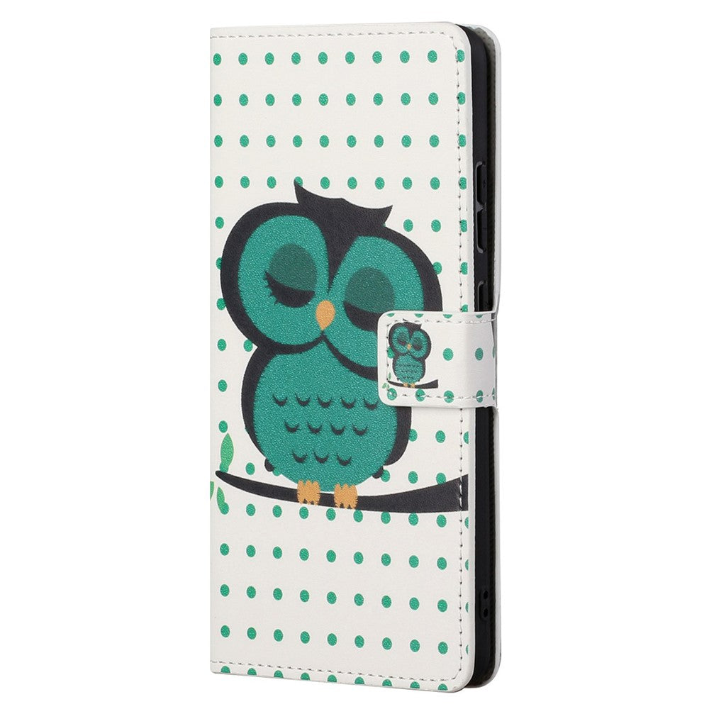 Xiaomi Redmi Note 11S 4G / Redmi Note 11 4G (Qualcomm) Mönstertryck PU-läder Plånboksfodral Stativfunktion Flipfodral