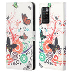 Xiaomi Redmi Note 11S 4G / Redmi Note 11 4G (Qualcomm) Mönstertryck PU-läder Plånboksfodral Stativfunktion Flipfodral