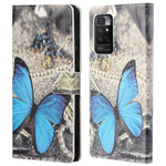 Xiaomi Redmi Note 11S 4G / Redmi Note 11 4G (Qualcomm) Mönstertryck PU-läder Plånboksfodral Stativfunktion Flipfodral