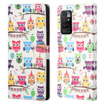 Xiaomi Redmi Note 11S 4G / Redmi Note 11 4G (Qualcomm) Mönstertryck PU-läder Plånboksfodral Stativfunktion Flipfodral