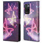 Xiaomi Redmi Note 11S 4G / Redmi Note 11 4G (Qualcomm) Mönstertryck PU-läder Plånboksfodral Stativfunktion Flipfodral