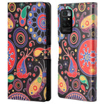 Xiaomi Redmi Note 11S 4G / Redmi Note 11 4G (Qualcomm) Mönstertryck PU-läder Plånboksfodral Stativfunktion Flipfodral