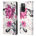 Xiaomi Redmi Note 11S 4G / Redmi Note 11 4G (Qualcomm) Mönstertryck PU-läder Plånboksfodral Stativfunktion Flipfodral