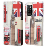 For Xiaomi Redmi Note 11 4G (Qualcomm) / Redmi Note 11S 4G Cross Texture PU Leather Phone Case Stand Magnetic Flip Pattern Printing Cover