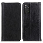 For Xiaomi Redmi Note 11S 4G / Redmi Note 11 4G (Qualcomm) Litchi Texture Split Leather Case Stand Hidden Magnetic Adsorption Shockproof Flip Wallet Cover
