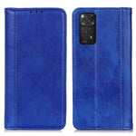 Xiaomi Redmi Note 11S 4G / Redmi Note 11 4G (Qualcomm) Litchi Texture Split Leather Case Stativ Dolt Magnetiskt Adsorption Stötsäkert Flip Plånboksfodral