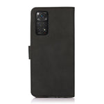 KHAZNEH Case for Xiaomi Redmi Note 11S 4G / Redmi Note 11 4G (Qualcomm), Textured PU Leather Folio Flip Wallet Case with Stand