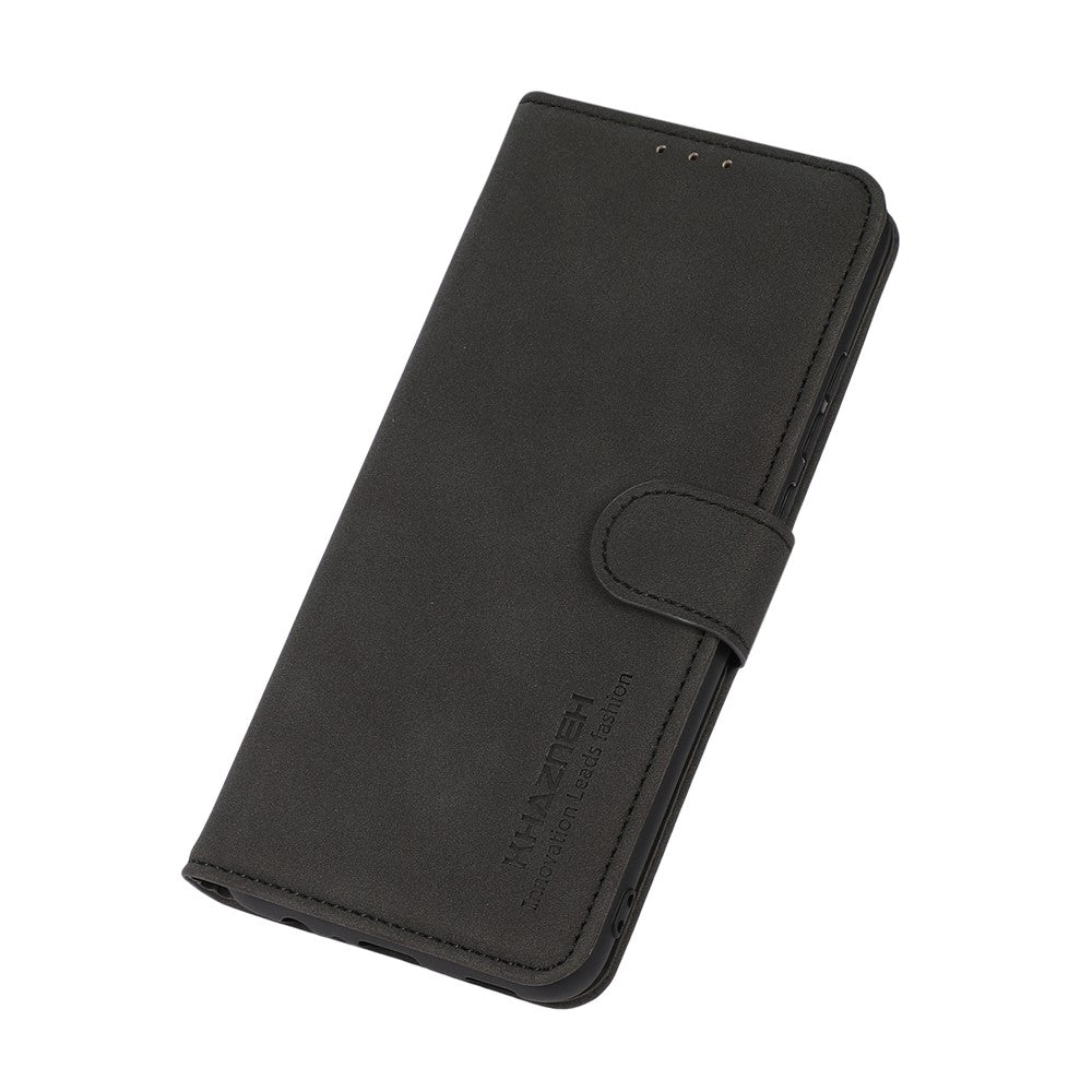 KHAZNEH Case for Xiaomi Redmi Note 11S 4G / Redmi Note 11 4G (Qualcomm), Textured PU Leather Folio Flip Wallet Case with Stand