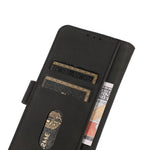 KHAZNEH Case for Xiaomi Redmi Note 11S 4G / Redmi Note 11 4G (Qualcomm), Textured PU Leather Folio Flip Wallet Case with Stand