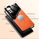 For Xiaomi Redmi Note 11 4G (Qualcomm)/Note 11S 4G Phone Case Shockproof Cover Anti-Fall TPU Frame Phone Protector with Magnetic Metal Sheet/Precise Cut-Out