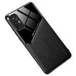 For Xiaomi 12 5G/12X 5G/12S 5G Precise Cut-Out Phone Case Shockproof Cover Anti-Fall Textured Leather Shell TPU Frame Protector with Magnetic Metal Sheet