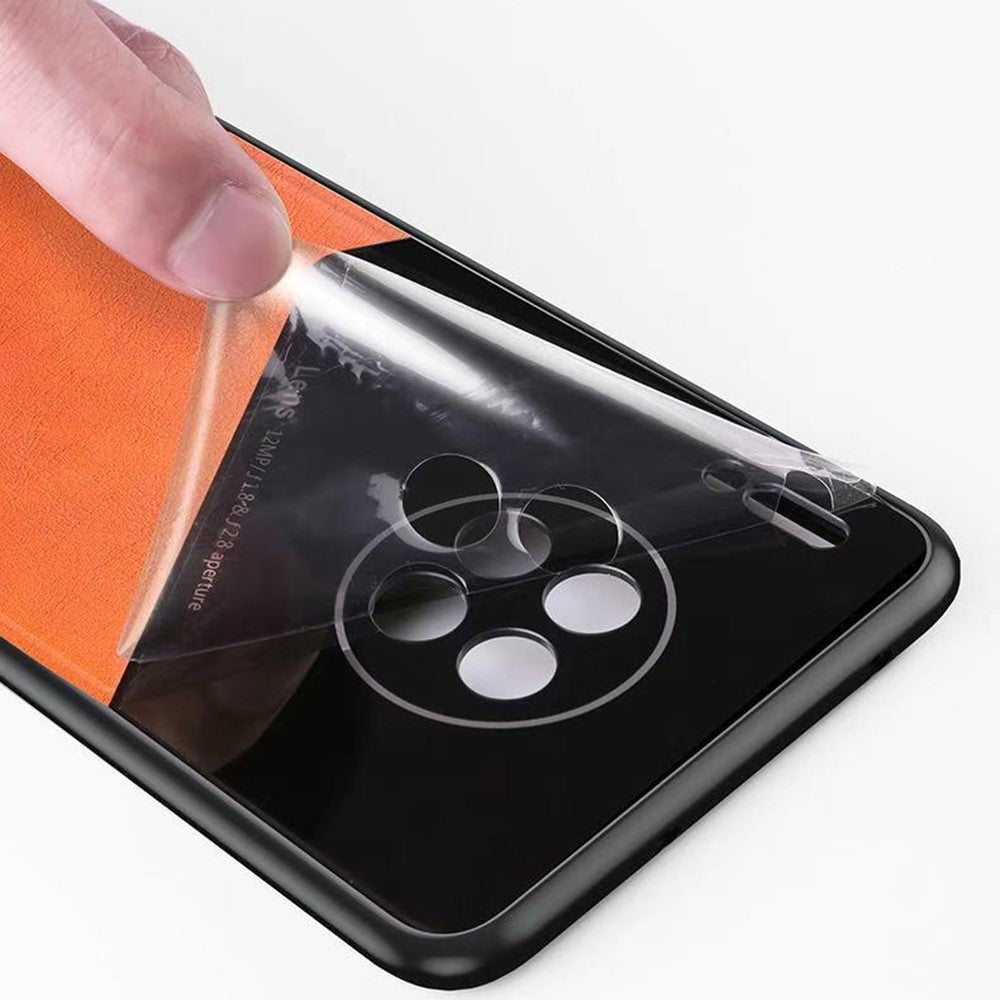 For Xiaomi 12 5G/12X 5G/12S 5G Precise Cut-Out Phone Case Shockproof Cover Anti-Fall Textured Leather Shell TPU Frame Protector with Magnetic Metal Sheet