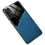 For Xiaomi 12 5G/12X 5G/12S 5G Precise Cut-Out Phone Case Shockproof Cover Anti-Fall Textured Leather Shell TPU Frame Protector with Magnetic Metal Sheet