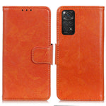 Flipfodral för Xiaomi Redmi Note 11 4G (Qualcomm)/Redmi Note 11S 4G Nappatexturerat Delat Läder Stativplånbok Stötsäkert mobilfodral