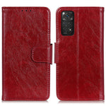 Flip Phone Case for Xiaomi Redmi Note 11 4G (Qualcomm)/Redmi Note 11S 4G Nappa Texture Split Leather Stand Wallet Shockproof Phone Cover