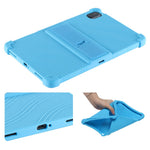 For Xiaomi Pad 5/Pad 5 Pro Reinforced Four Corner Silicone Tablet Case Cover with PC Kickstand
