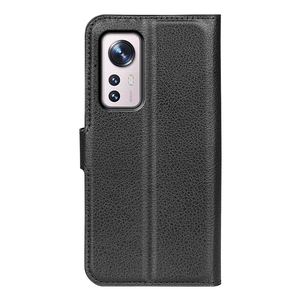 For Xiaomi 12 5G/12X 5G/12S 5G Litchi Texture Leather Cover Full Protection Stand Wallet Mobile Phone Case