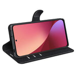 For Xiaomi 12 5G/12X 5G/12S 5G Litchi Texture Leather Cover Full Protection Stand Wallet Mobile Phone Case