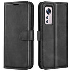Xiaomi 12 Pro 5G/12S Pro 5G/12 Pro (Dimensity) 5G-beskyttende tegnebogsetui i struktureret PU-læder + TPU med stativfunktion