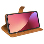 Xiaomi 12 Pro 5G/12S Pro 5G/12 Pro (Dimensity) 5G Texturerat PU-läder + TPU Allround Skyddande Stativ Plånboksfodral